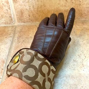 Coach Leather Gloves